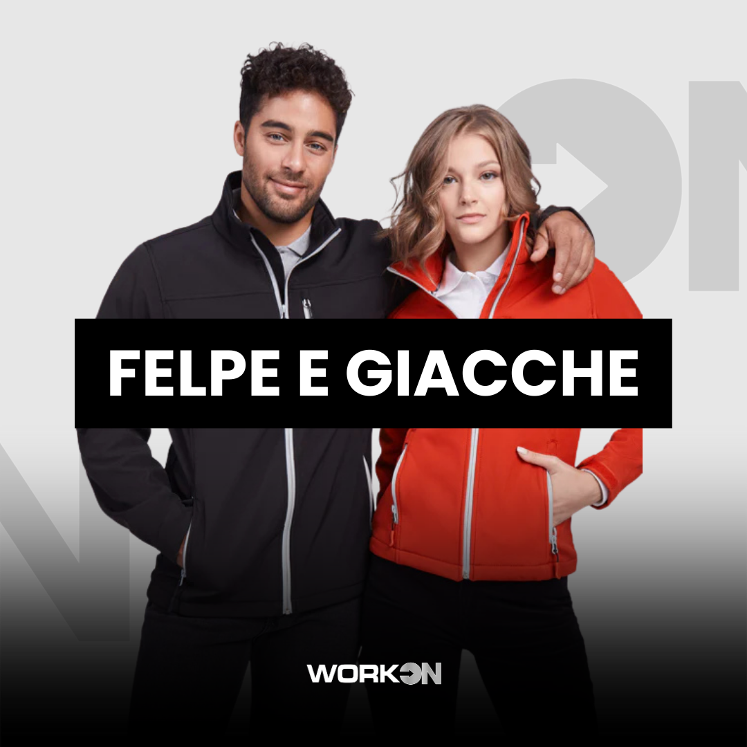 Felpe, giacche e giubbini da lavoro personalizzabili