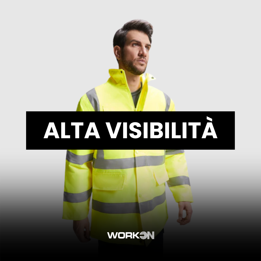 Abbigliamento da lavoro alta visibilità personalizzabile