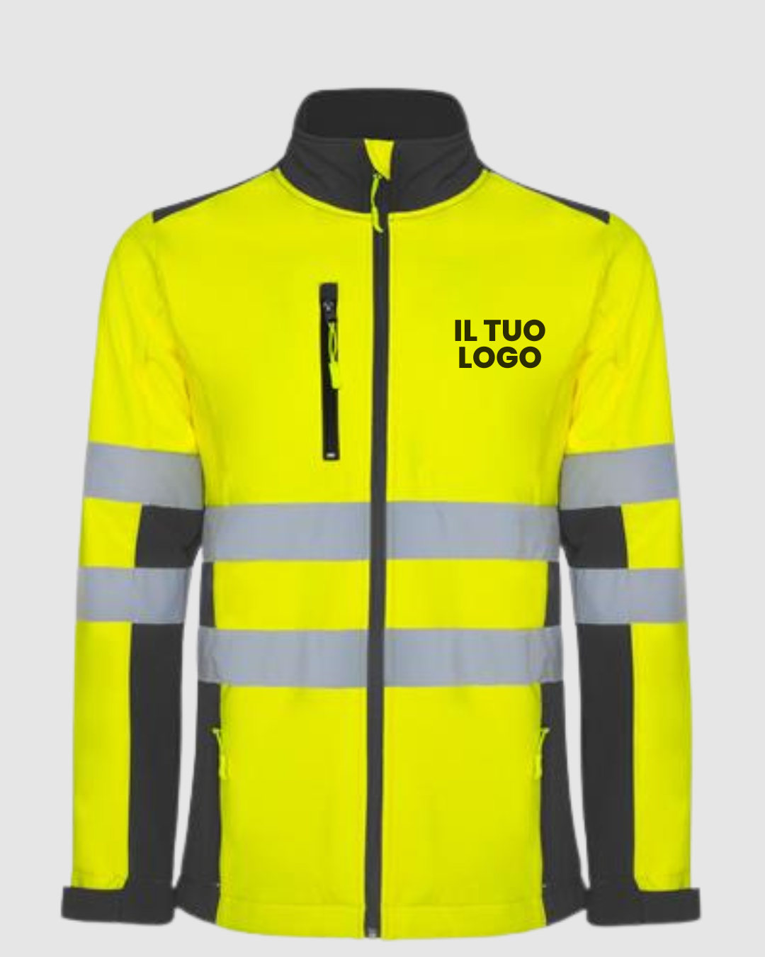 Roly Antares Giubbino Soft Shell Uomo Alta Visibilità - R9303