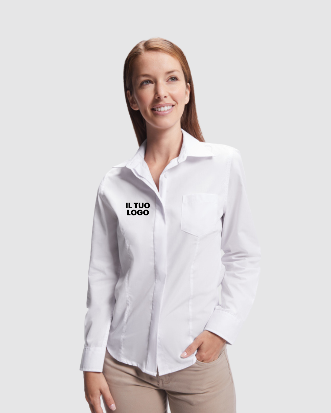 Roly Sofia Manica Lunga Camicia Donna - R5161