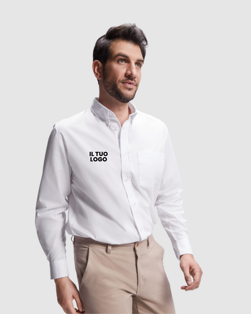 Roly Aifos Manica Lunga Camicia Uomo - R5504