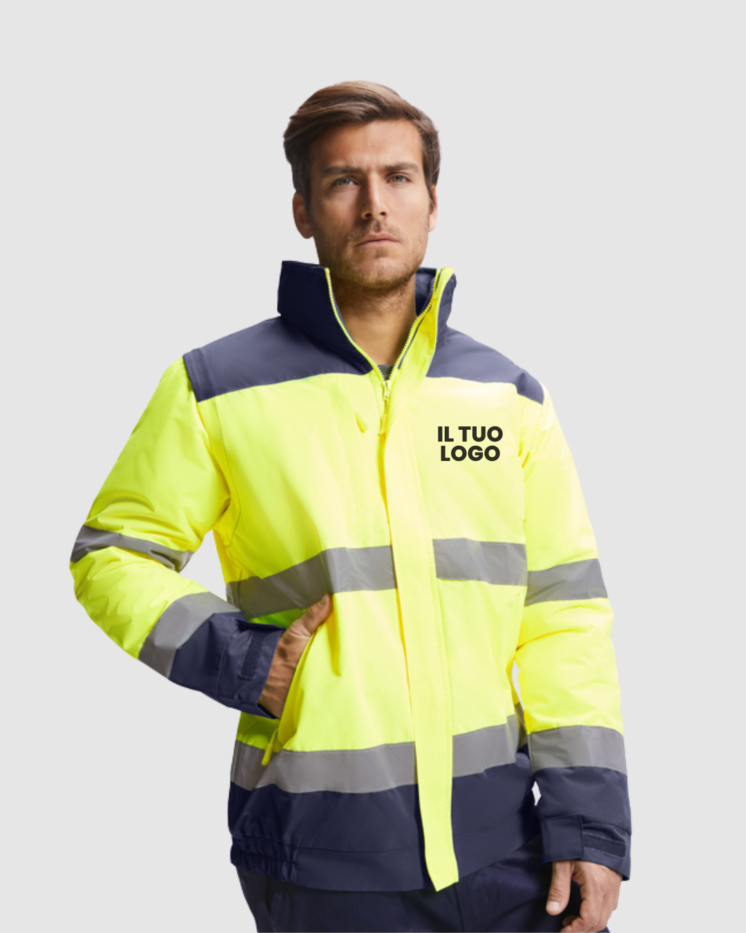 Roly Epsilon Parka Uomo Alta Visibilità - R9304