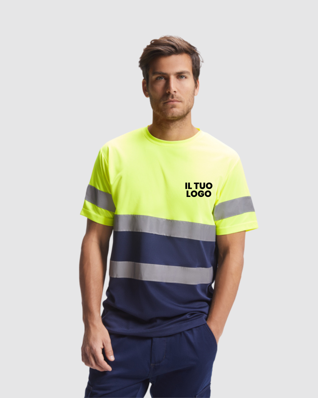 Roly Delta T-Shirt Uomo Alta Visibilità - R9310