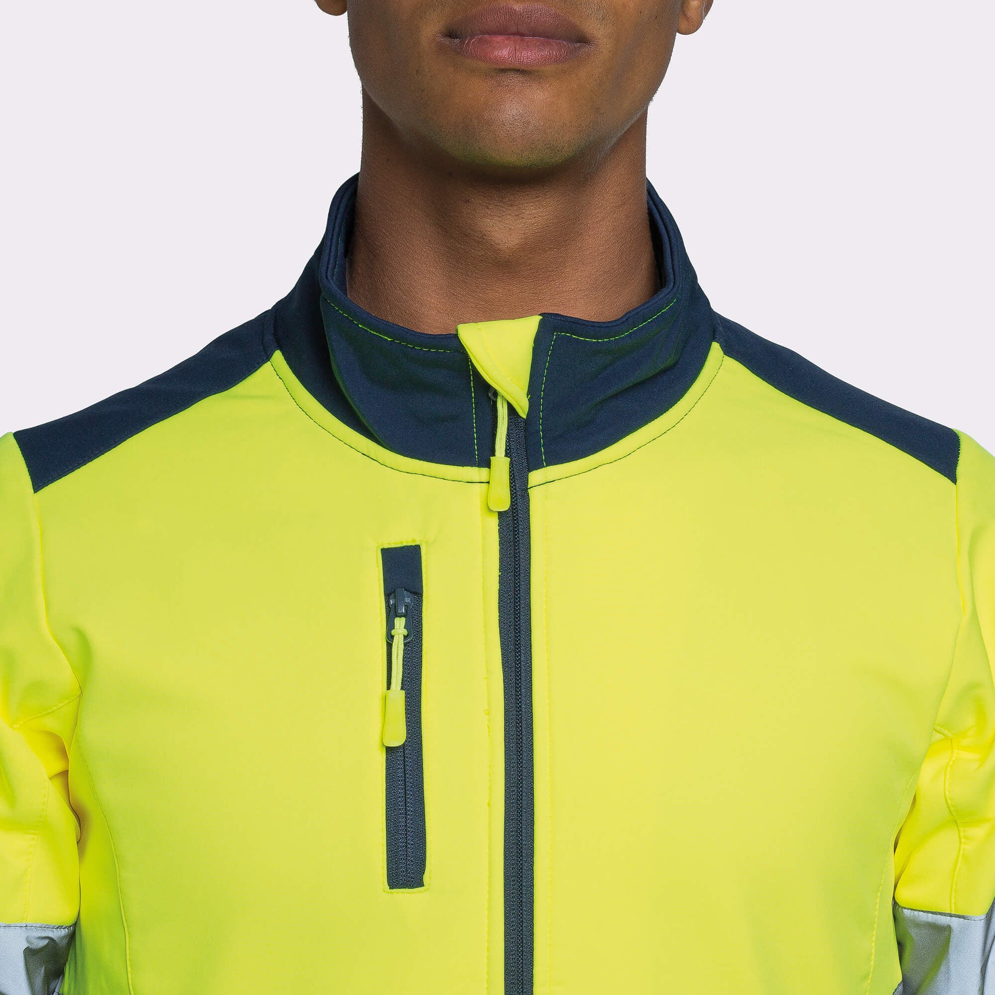 Roly Antares Giubbino Soft Shell Uomo Alta Visibilità - R9303