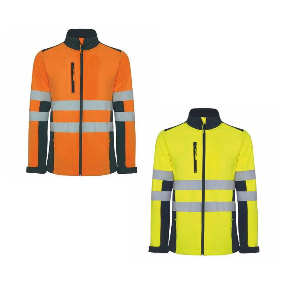 Roly Antares Giubbino Soft Shell Uomo Alta Visibilità - R9303